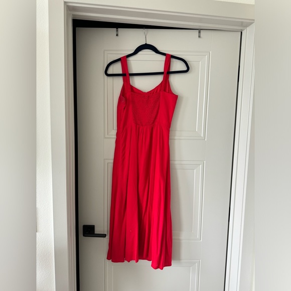 Lucy Paris Aniyah Midi Dress in Red - Picture 5 of 10